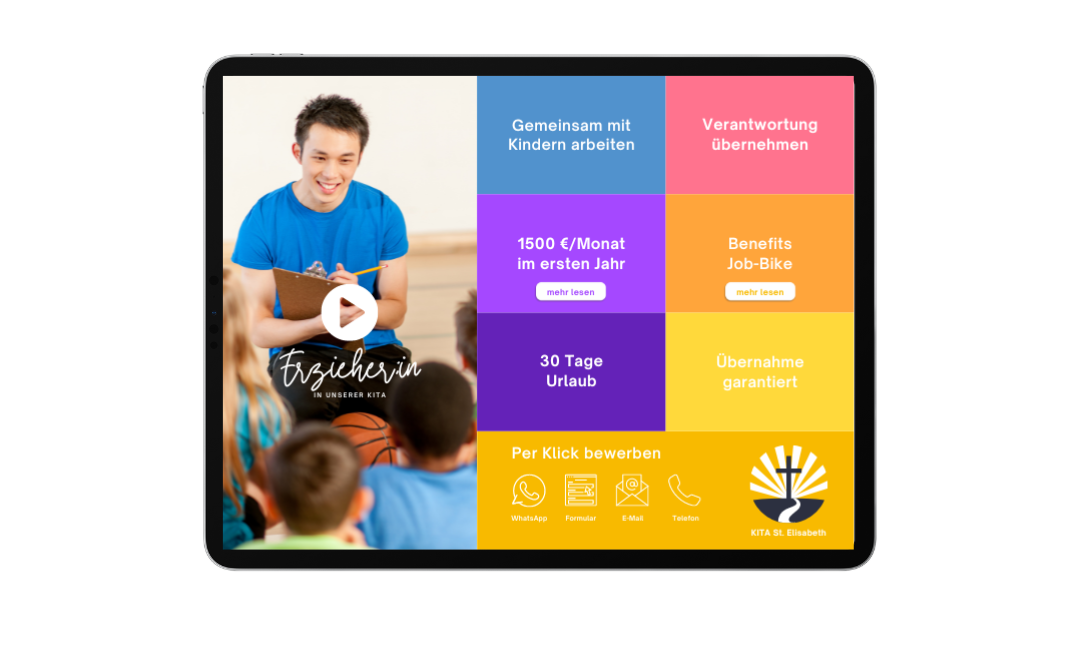 Mobile Recruiting Landingpage